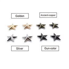 Alloy Rivet 12mm w/ Screw 4mm Gunmetal Bronze Gold Silver for DIY Bag Decorative