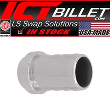 ICT Billet 3/4" Aluminum Weld Barb - Weldable Fitting Nipple .75" Hose