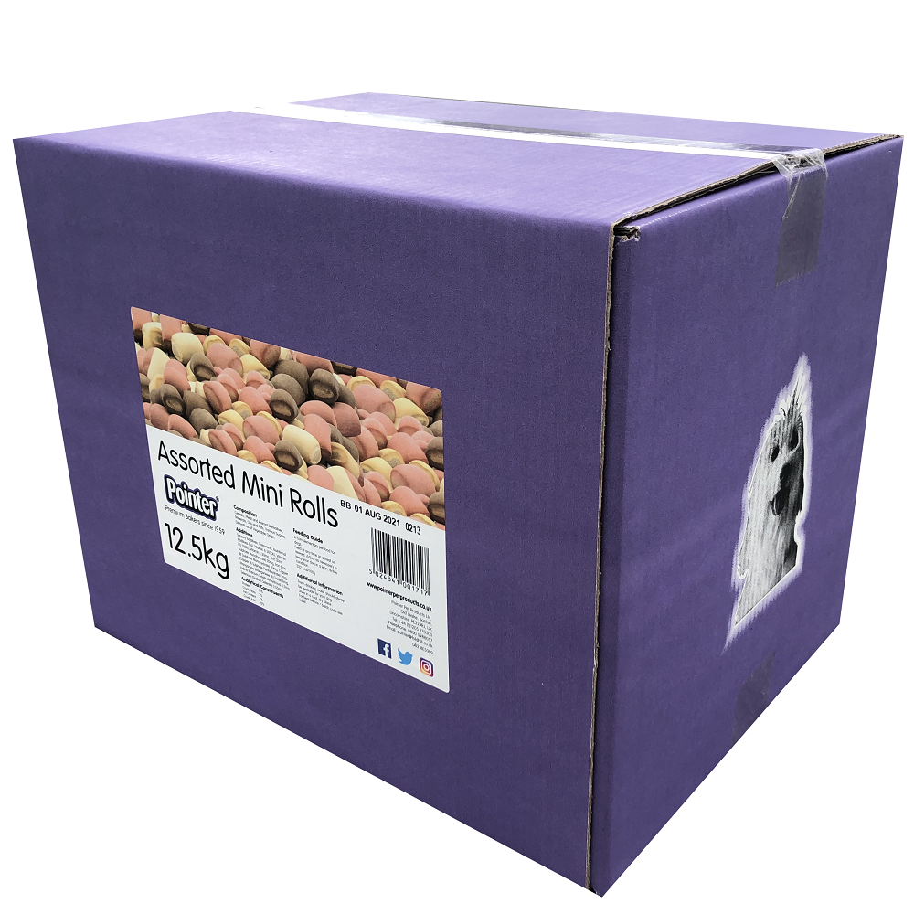 Pointer Assorted Mini Rolls Dog Puppy Treat Biscuit Reward Training