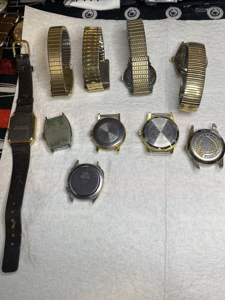 Vintage Watch Lot Men’s Size Variety Of Brands eBay