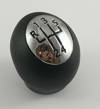 Pommeau De Levier De Vitesses Noir Chromé Pour Renault Clio 2 (1998-2005) - Compatible 5 Vitesses - Installation Facile Sans Outil
