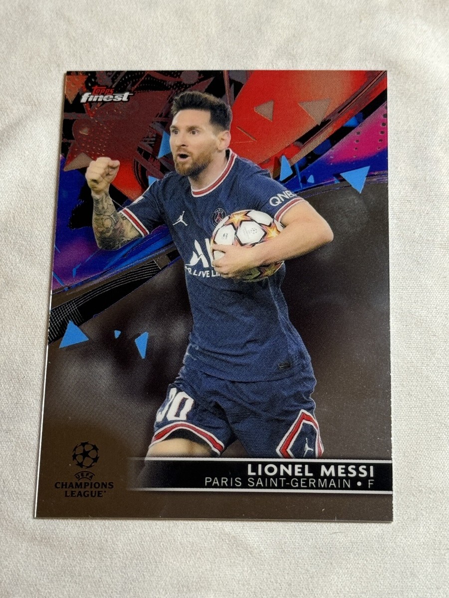 2021-22 Topps Finest UEFA Lionel Messi #1 Paris Saint