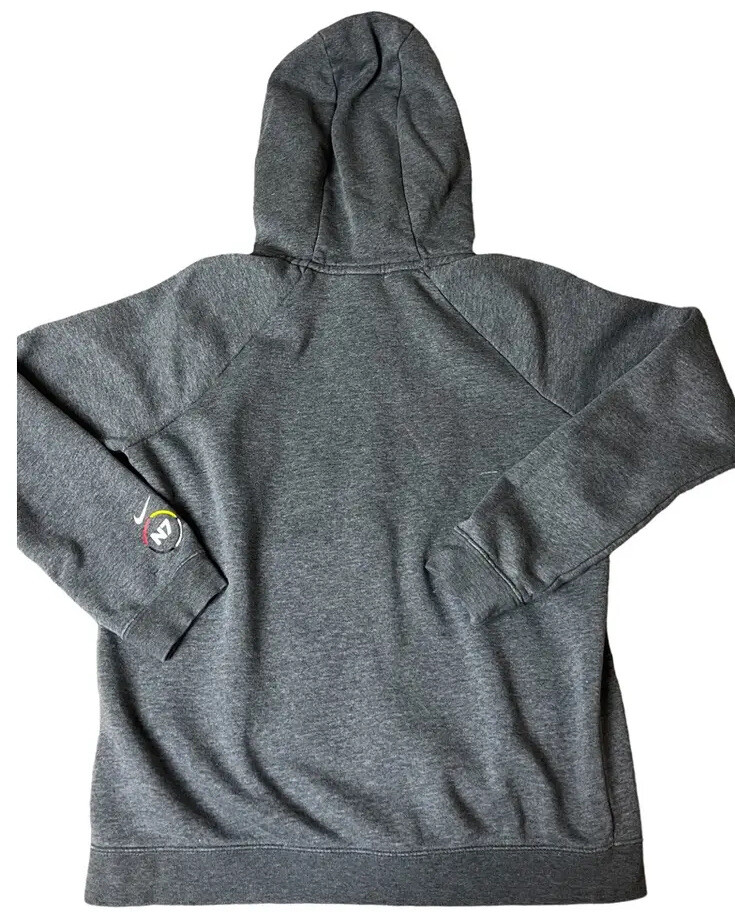 Nike N7 Womens Hoodie Sweatshirt Gray Turquoise Aztec Native