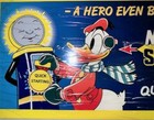 Quick Starting Sunoco Sign with Donald Duck-awesome Graphics and Color. Rare! — photo 2