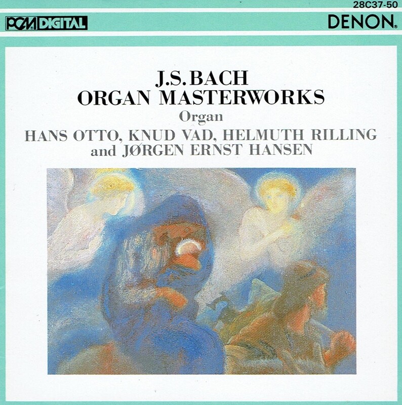 CD J.S. Bach Organ Masterworks - Denon Japan - Hans Otto