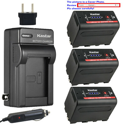 Kastar NPF780 Battery AC Charger for Sony NP-F770 Cyber-shot DSC-CD100 DSC-CD250