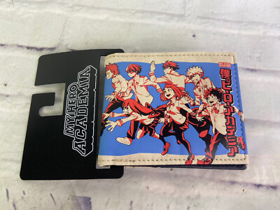 My Hero Academia UA High Class 1-A Plus Ultra Crew Bi-Fold Wallet Anime NEW