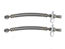 2 Steel Dual Wheel 5 Valve Stem Extender Extension 5in Stainless Steel Hoses