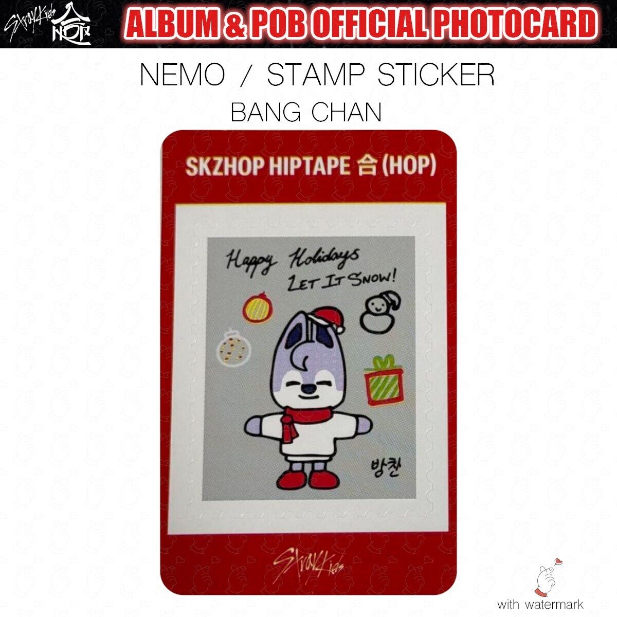 STRAY KIDS SKZHOP HIPTAPE 合 HOP ALBUM PHOTO CARD JAPAN POB STRAY KIDS SKZHOP HIPTAPE 合 HOP ALBUM PHOTO CARD JAPAN POB