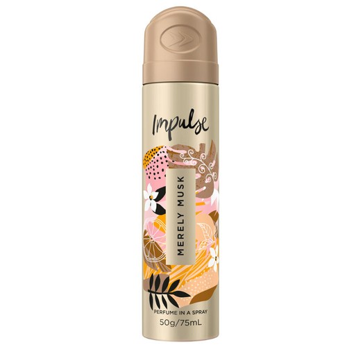 3 x Impulse Body Spray Aerosol Deodorant Musk 57g Women Perfume Odour Protection - Picture 2 of 12