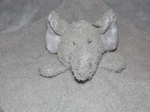 Bo Jungle elephant comforter soft toy grey blankie - Picture 5 of 5