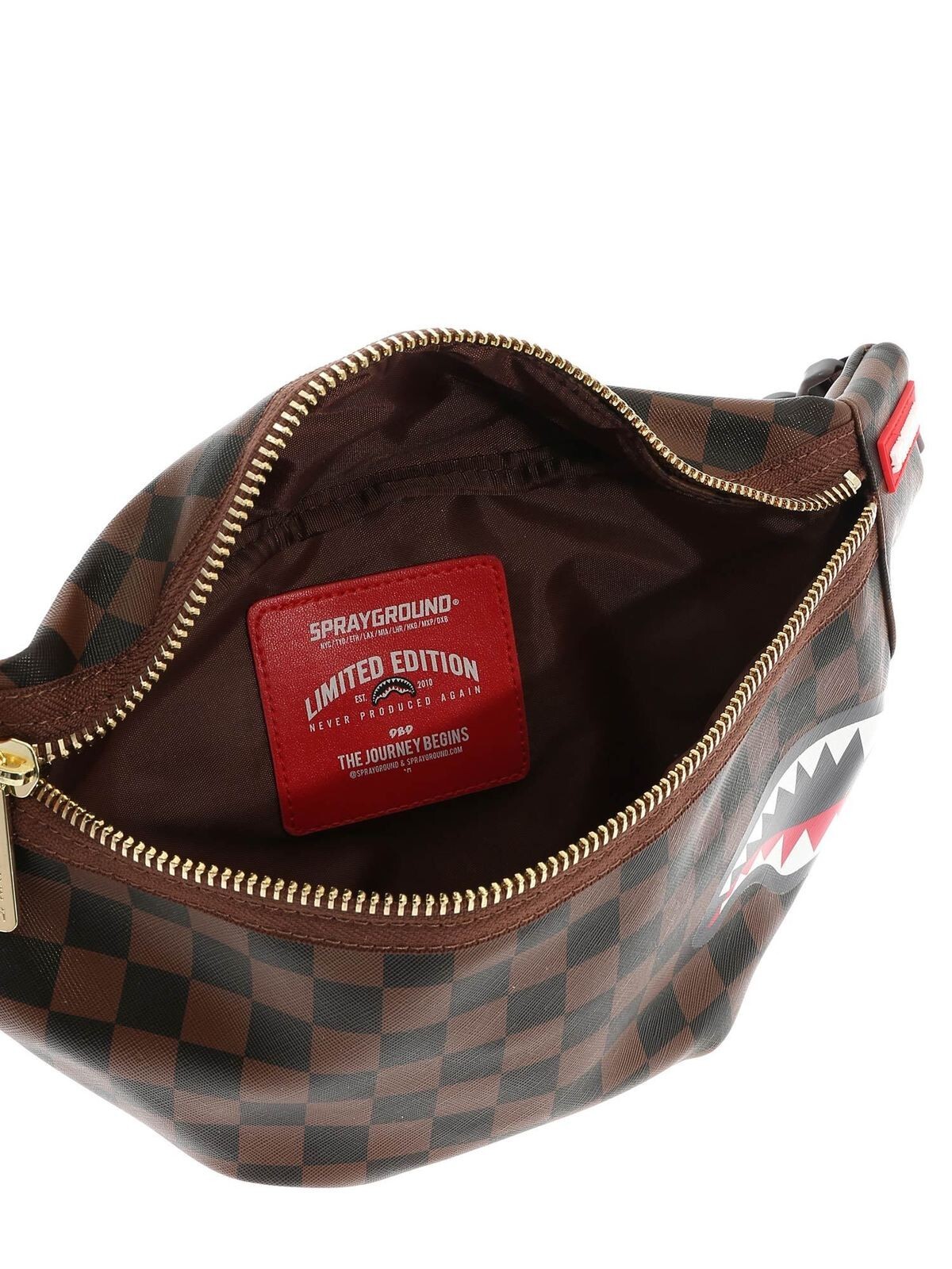 Sprayground Limited Edition Sharks In Paris Crossbody Fanny Pack Bag