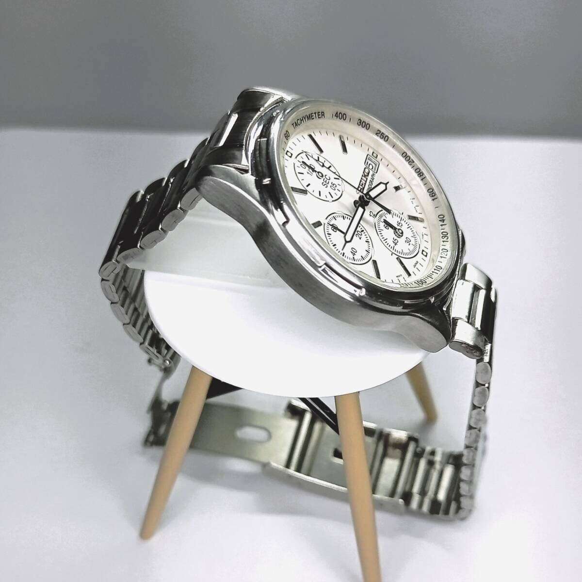 SEIKO Chronograph 7T92-0BA0 Silver White Watch Japan | eBay SEIKO Chronograph 7T92-0BA0 Silver White Watch Japan | eBay