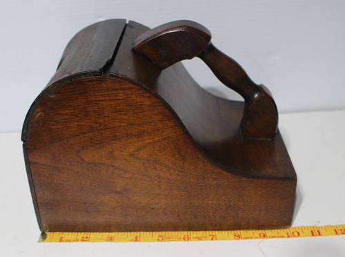 Antike Freimaurer handgefertigte Wahlurne ~ Nr. 38 U.O.G.C ~ 10" x 6,75" x 6,5" - Bild 1 von 21