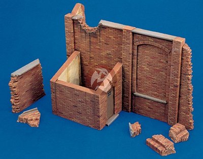 Royal Model 1/35 European Storehouse Ruin Part No.2 [Plaster Diorama Model] 260