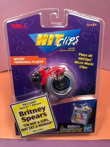 Hit Clips Britney Spears “I’m Not A Girl, Not Yet A Women” Red Personal Player