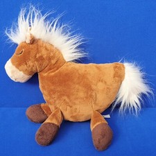 SIGIKID PFERD KLECKS PONY HORSE STOFFTIER SCHLAFEND BRAUN 35 CM KUSCHELTIER