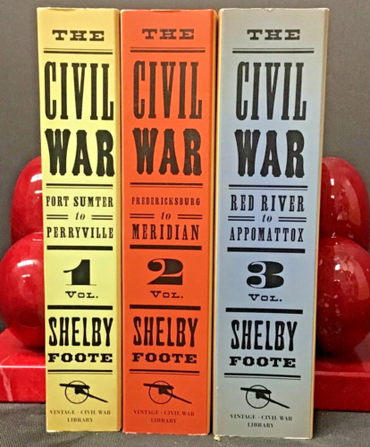 The Civil War: A Narrative - 3 Volume Set By Shelby Foote  Paperback Very Good - Picture 1 of 7