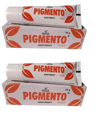 2 x Charak PIGMENTO Ointment (50g) Herbal Ayurvedic