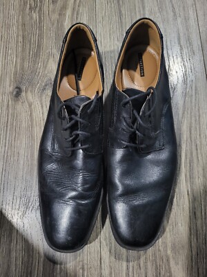 Clarks Mens Leather Shoes - Size 12 Clarks Black Men main image 3
