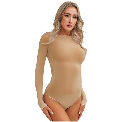 Body donna USA tie-dye manica lunga finto collo bottoni tute all'uncinetto pagliaccetti - Foto 159 di 309