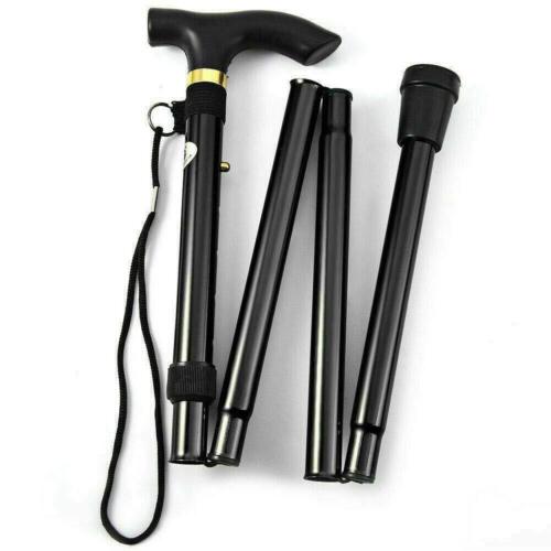 Walking Stick Cane Folding and Extendable Collapsible Adjustable Height - Picture 4 of 38