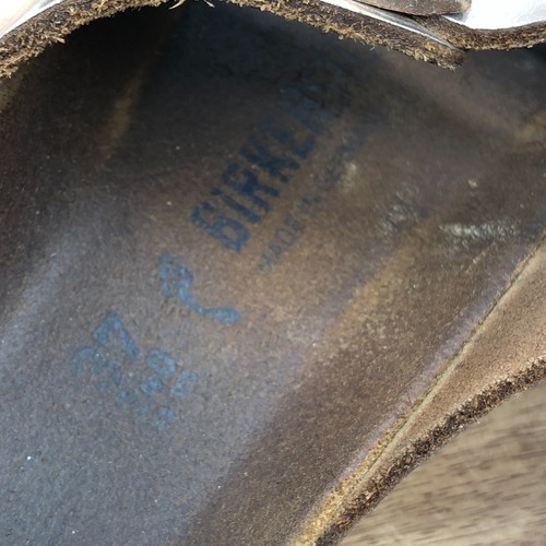 Birkenstock Womens Arizona Soft Footbed Metallic Copper Sandals Size 37 US 6 N. - 第 7/8 張圖片