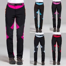 Women Waterproof Trousers Hiking Pants Outdoor Windproof Fleece Lined Pants