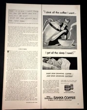 Life Magazine Ad SANKA COFFEE 1953 Ad