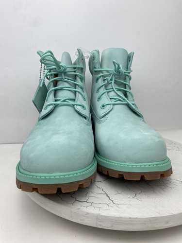 Size 6 Timberland 50th Anniversary Edition Premium 6" Light Green Mint Men Boots - Picture 1 of 6