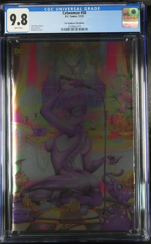 Catwoman #58 - CGC 9.8 - Rachta Lin Foil Variant - DC Comics
