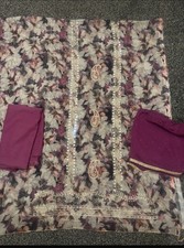 Unstitched Punjabi Indian Suit