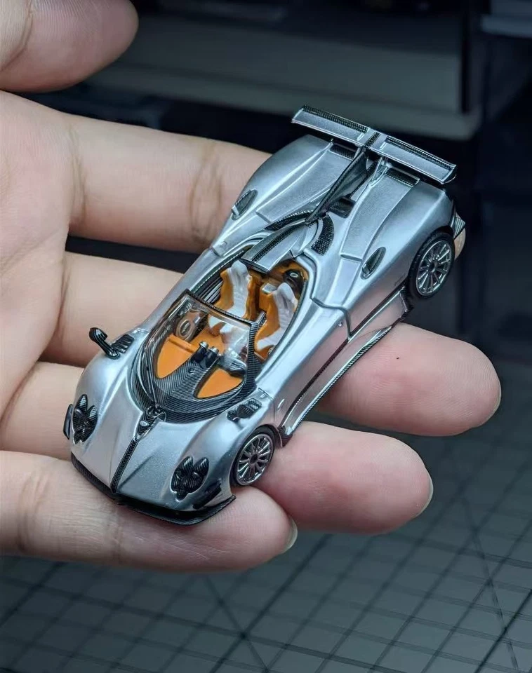 HKM 1: 64 Pagani Zonda 760 Roadster 压铸模型汽车带模型清洁布 — 第 4/4 张图片
