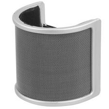 Multi Functional U Shape Mic Pop Filter Windscreen Cover Steel PP Sponge