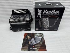 HOHNER Panther Diatonic Accordion 31 Button Key of GCF with Straps