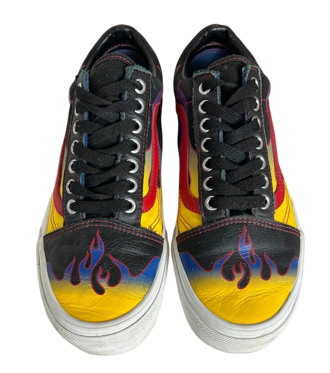 Vans Old Skool Classic Sport - Black White Orange for sale  display picture 1