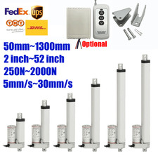 50mm~1300mm Linear Actuator 250/2000N 12V Linearantrieb Elektrischer Linearmotor