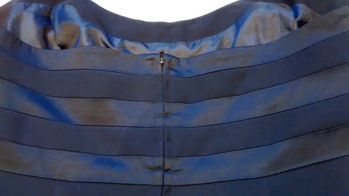 Next ~ Black 'Tailored By Next' Beaded Boned Halter Neck Top ~ Size 14 - Picture 6 of 10