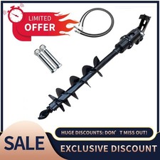 200mm Diameter Auger Attachment with Hose and Pin for China Mini Small Excavator