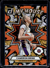 2025 Donruss WNBA Moy House Orange Fireworks #14 Cameron Brink SPARKS /75