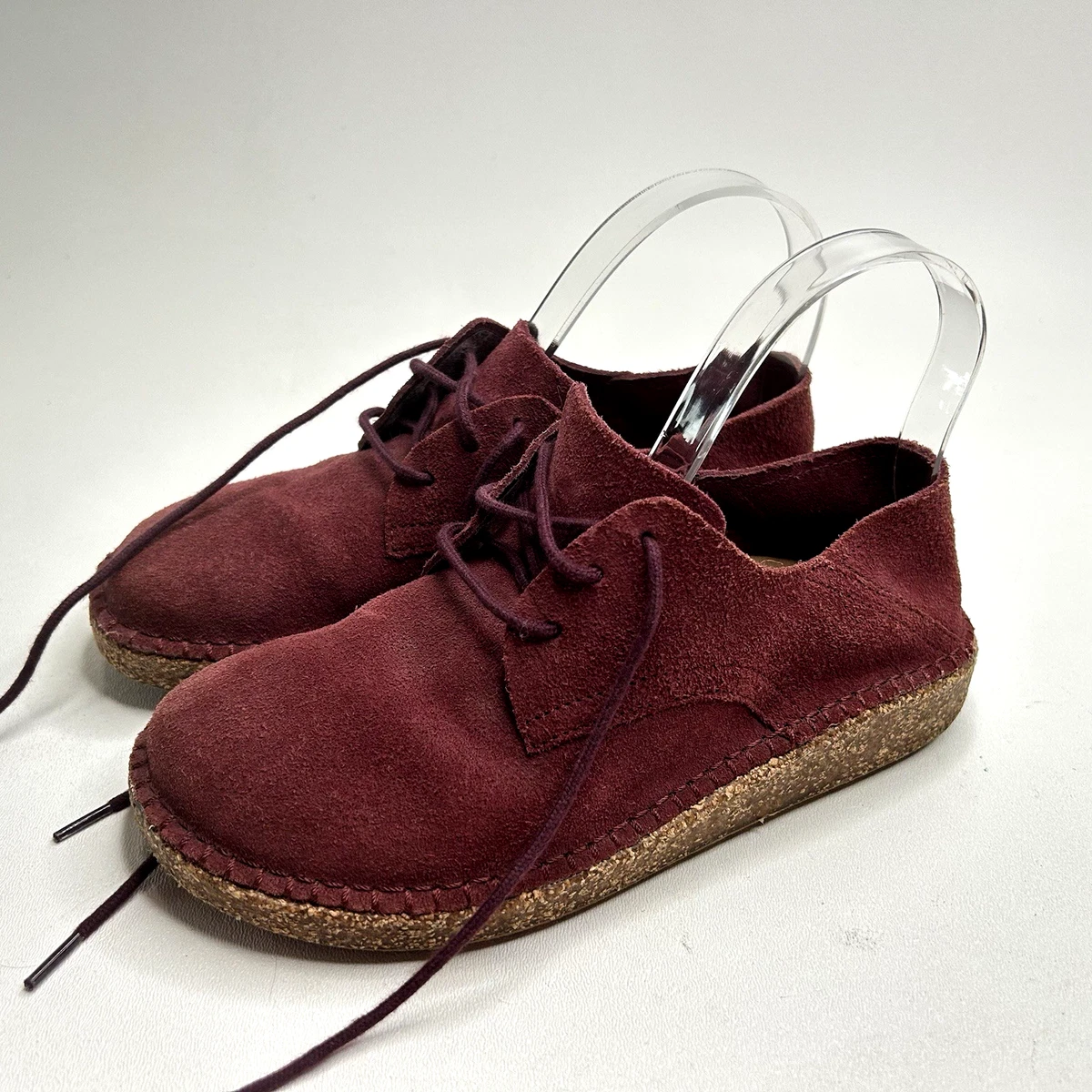 Birkenstock Sude Lace-Up Shoes Size 43/US 10 New Without Box Birkenstock Utti Lace Up Shoe in Gray Taupe Suede – Plaza  main image 2