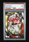 PSA 9 2024 Select #218 Drake Maye New England Patriots Red & Yellow Shock RC