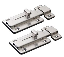 Stainless Steel Door Latch Sliding Lock Barrel Bolt Hardware 41/5 Inch
