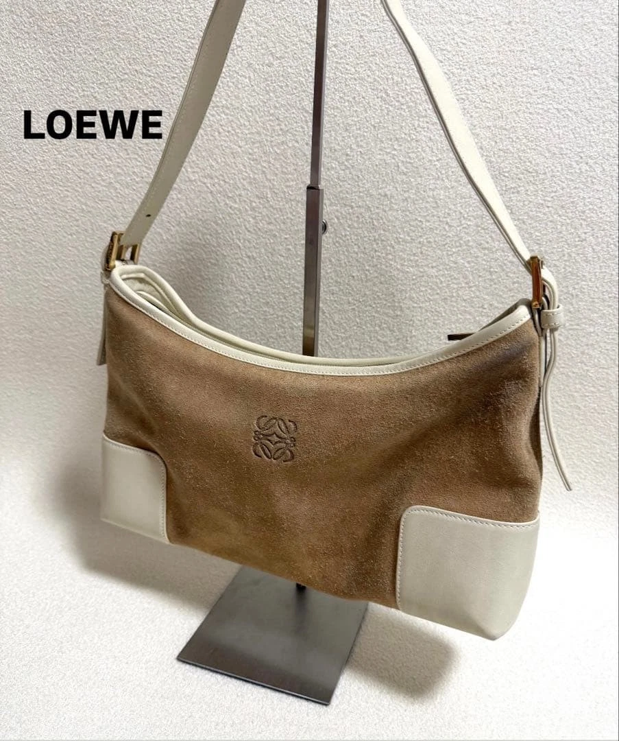 Loewe Suede Shoulder Bags for Women for sale - eBay