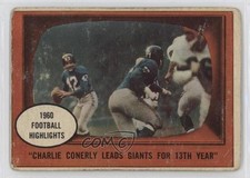 1961 Topps 1960 Football Highlights Charlie Conerly #94 17vs