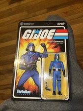 Super7 G.I. Joe Reaction Wave Cobra Commander 3.5 in Action Figure