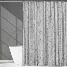 WELTRXE Waterproof Shower Curtain, Mould Proof Mildew Resistant, 183 x 183cm ...