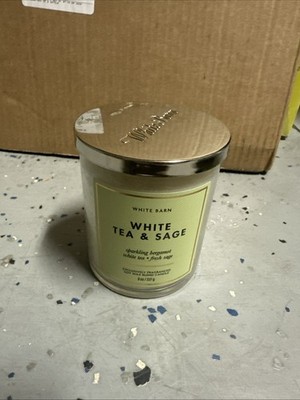 White Barn White Tea & Sage Wax Candle 8 oz