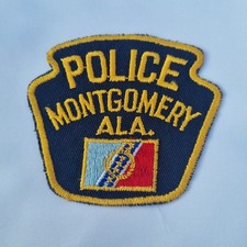 ALABAMA MONTGOMERY ALA. POLICE EMBROIDERED SHOULDER PATCH SHERIFF US AMERICAN