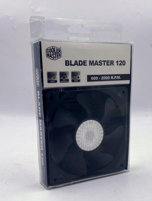 Cooler Master Blade Master 120 PWM Cooling Fan, 600-2000 RPM, 13-32 dBA